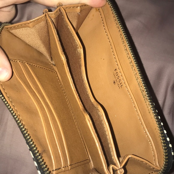 Zebra pattern wallet - Picture 3 of 4